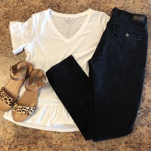 Black Straight Leg Levi’s